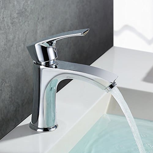 Homelody® Chrom Bad Waschbecken Wasserhahn Waschtisch armatur Einhebelmischer Badarmatur Mischbatterie Waschbeckenarmatur f.Badzimmer