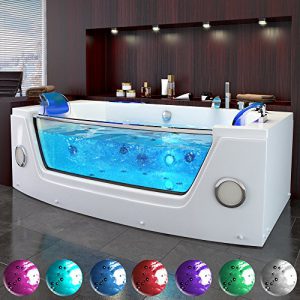 Whirlpool Badewanne Wanne Pool 2 Personen Heizung Luxus LED